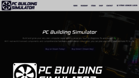 What Pcbuildingsim.com website looked like in 2020 (4 years ago)