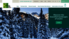 What Parks.swiss website looked like in 2020 (4 years ago)