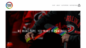 What Pridetape.com website looked like in 2020 (4 years ago)