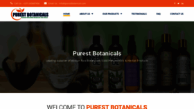 What Purestbotanical.com website looked like in 2020 (4 years ago)