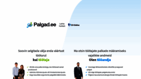 What Palgad.ee website looked like in 2020 (4 years ago)