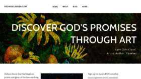 What Promisegarden.com website looked like in 2020 (4 years ago)