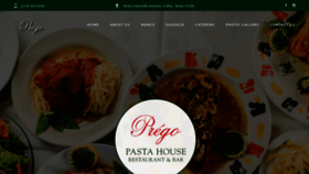 What Pregopastahouse.com website looked like in 2020 (4 years ago)