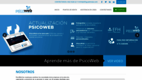 What Psicowebguatemala.com website looked like in 2020 (4 years ago)
