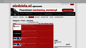 What Praca.nl website looked like in 2020 (4 years ago)
