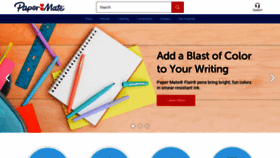What Papermate.com website looked like in 2020 (4 years ago)