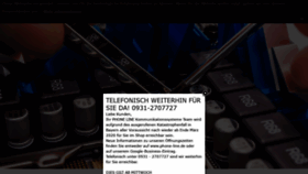 What Phone-line.de website looked like in 2020 (5 years ago)