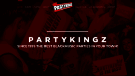 What Partykingz.com website looked like in 2020 (4 years ago)