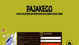 What Pajakego.patikab.go.id website looked like in 2020 (4 years ago)