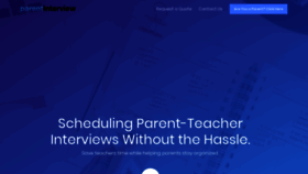 What Parentinterview.com website looked like in 2020 (4 years ago)