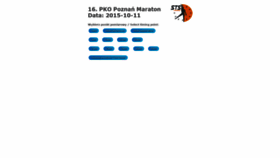 What Poznanmaraton.sts-timing.pl website looked like in 2020 (4 years ago)