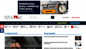 What Portalfk.pl website looked like in 2020 (4 years ago)