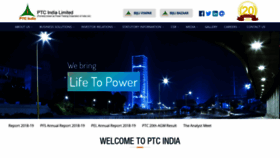 What Ptcindia.com website looked like in 2020 (4 years ago)
