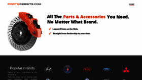 What Partswebsite.com website looked like in 2020 (4 years ago)