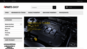 What Parts-shop.cz website looked like in 2020 (4 years ago)