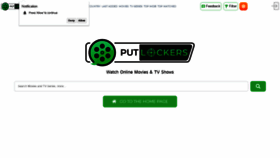 What Putlockers.pro website looked like in 2020 (4 years ago)