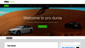 What Produnia.com website looked like in 2020 (4 years ago)