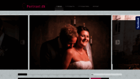 What Portraet.dk website looked like in 2020 (4 years ago)