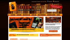 What Passiondujeu.fr website looked like in 2020 (4 years ago)