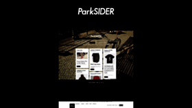What Parksider.com website looked like in 2020 (4 years ago)
