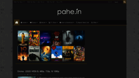 What Pahe.me website looked like in 2020 (4 years ago)