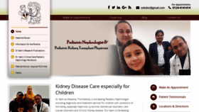 What Pediatricnephrologyindia.com website looked like in 2020 (4 years ago)