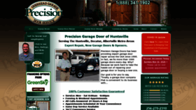 What Precisiondoorhuntsville.com website looked like in 2020 (4 years ago)