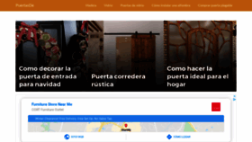 What Puertasde.es website looked like in 2020 (4 years ago)