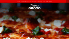 What Primepizza.la website looked like in 2020 (4 years ago)