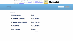 What Papir.org website looked like in 2020 (4 years ago)