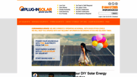 What Pluginsolar.co.uk website looked like in 2020 (4 years ago)