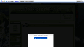 What Pesoccerworld.com website looked like in 2020 (5 years ago)