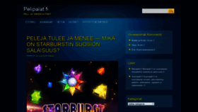 What Pelipalat.fi website looked like in 2020 (4 years ago)