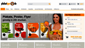 What Plakatiger.de website looked like in 2020 (4 years ago)