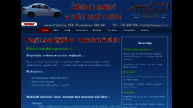 What Pitstoppce.cz website looked like in 2020 (4 years ago)
