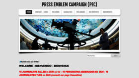 What Pressemblem.ch website looked like in 2020 (4 years ago)