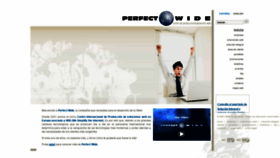 What Perfectwide.com website looked like in 2020 (4 years ago)