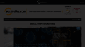 What Puntvalles.com website looked like in 2020 (5 years ago)
