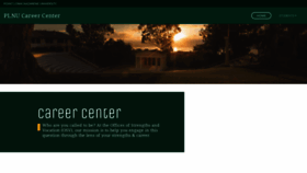What Plnucareercenter.com website looked like in 2020 (4 years ago)