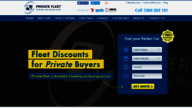 What Privatefleet.com.au website looked like in 2020 (4 years ago)