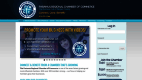 What Paramuschamber.org website looked like in 2020 (4 years ago)