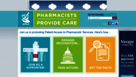 What Pharmacistsprovidecare.com website looked like in 2020 (4 years ago)