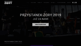 What Przystanekzory.pl website looked like in 2020 (4 years ago)