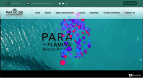 What Paradiseflamingobeach.com website looked like in 2020 (4 years ago)
