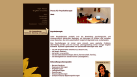 What Psychotherapie-druschke.de website looked like in 2020 (4 years ago)