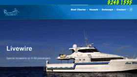 What Pelicancharters.com.au website looked like in 2020 (4 years ago)