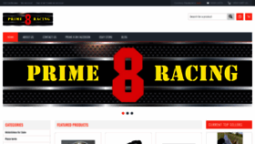What Prime8racing.com.au website looked like in 2020 (4 years ago)