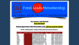 What Prospectsleads.com website looked like in 2020 (4 years ago)