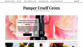 What Pamperurselfgreen.com website looked like in 2020 (4 years ago)