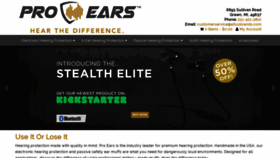 What Proears.com website looked like in 2020 (4 years ago)